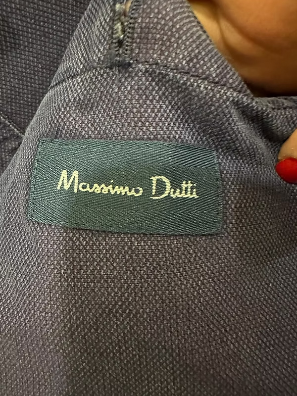 Massimo Dutti Flax (Keten)-Pamuk Dokulu Ceket