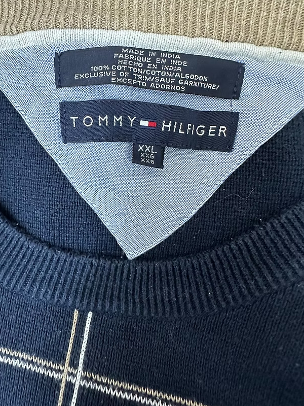 Tommy Hilfiger -Sweater Crew Neck Windowpane