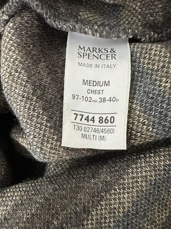 M&S Italian Yarn Made in Italy Kazak