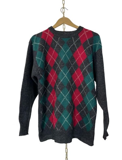 AHLENS-Vintage Shetland Wool Kazak