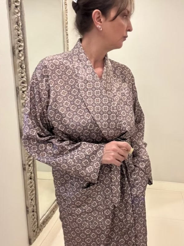 Pierre Cardin Şal Desenli Sabahlık