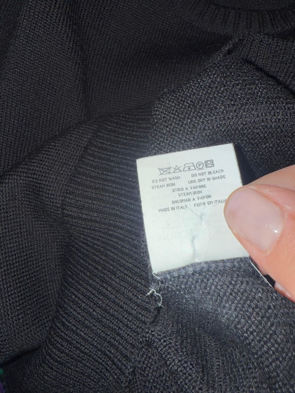 Moschino Jeans Çiçek Nakışlı Kazak