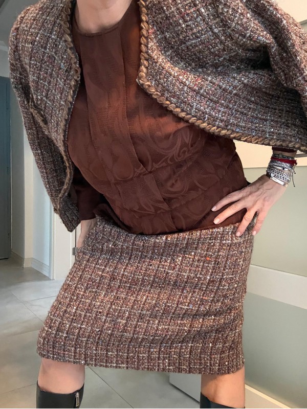 Beymen şal desenli bluz