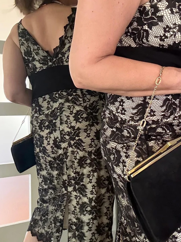 Vintage Dantel Elbise