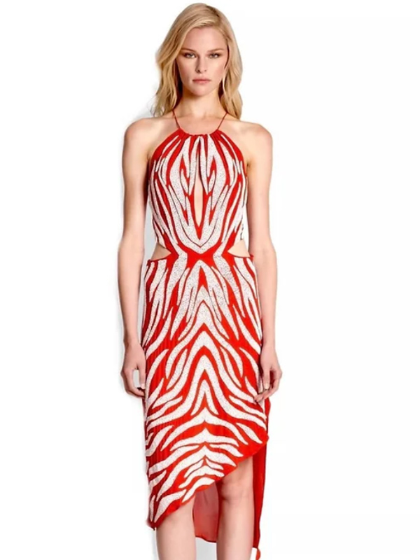 Haute Hippie Boncuklu İpek Elbise