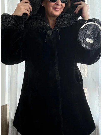 Premium Vintage Kapüşonlu Peluş