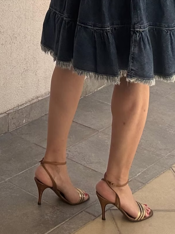 Vintage Gold Stiletto