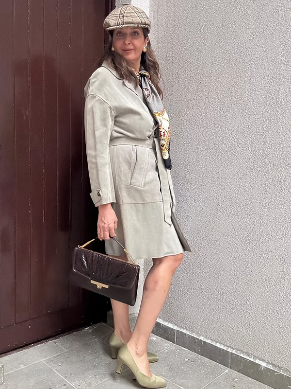 Vintage Saten Ayakkabı