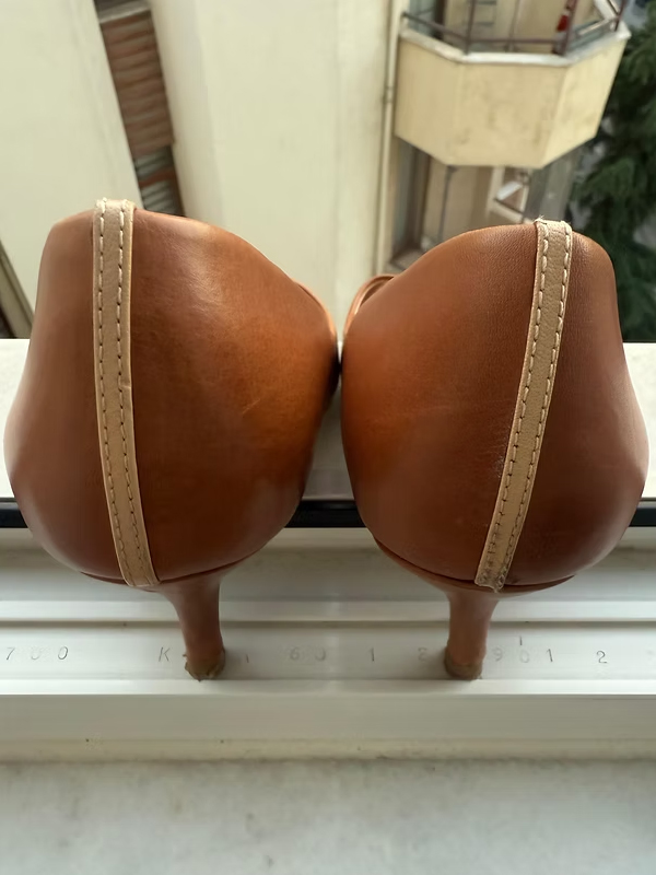 Massimo Dutti Kısa Topuklu Sandalet