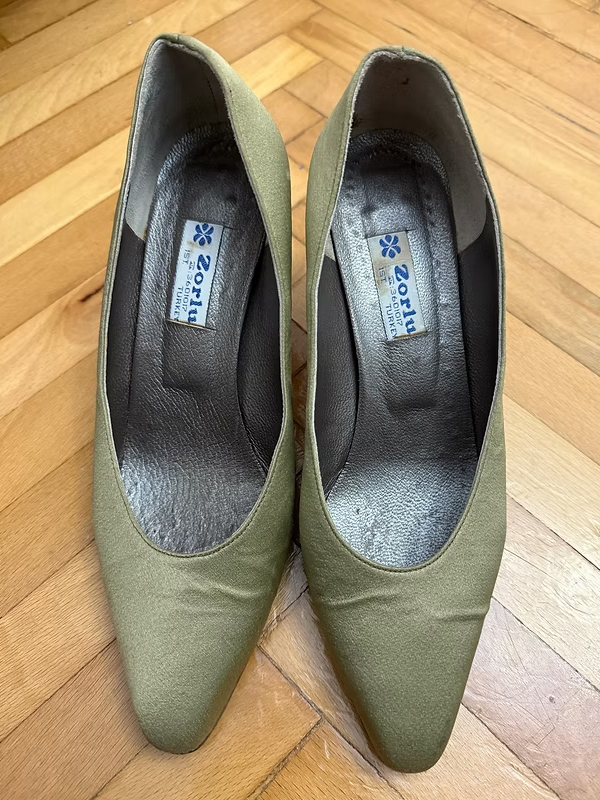 Vintage Saten Ayakkabı