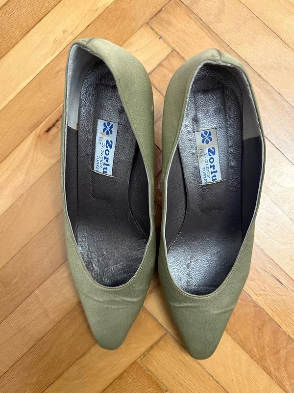 Vintage Saten Ayakkabı