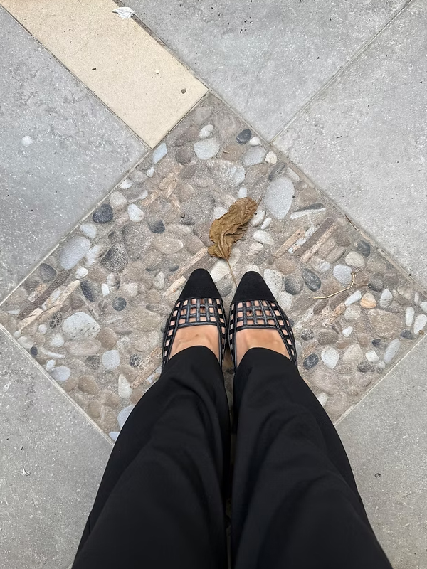 Vintage Süet & Deri Karışık Ayakkabı