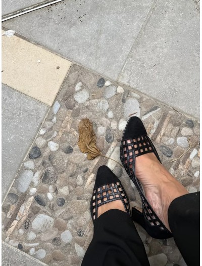 Vintage Süet & Deri Karışık Ayakkabı