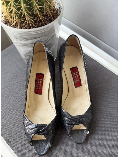 Vintage Yılan Derisi Ayakkabı