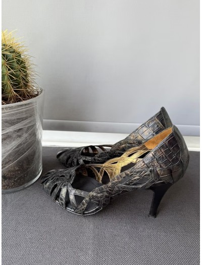 Vintage İtalyan İki Renkli Ayakkabı