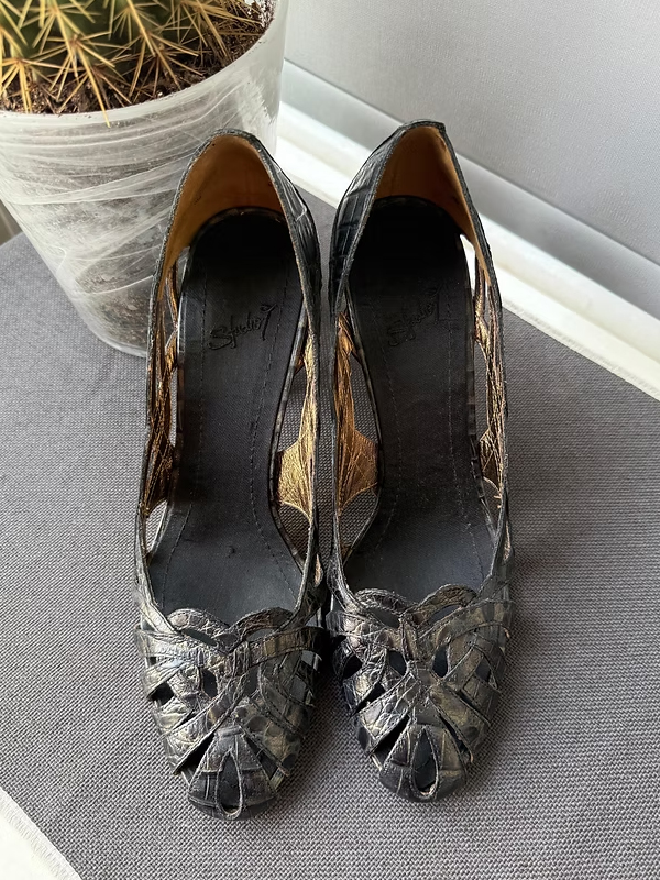 Vintage İtalyan İki Renkli Ayakkabı