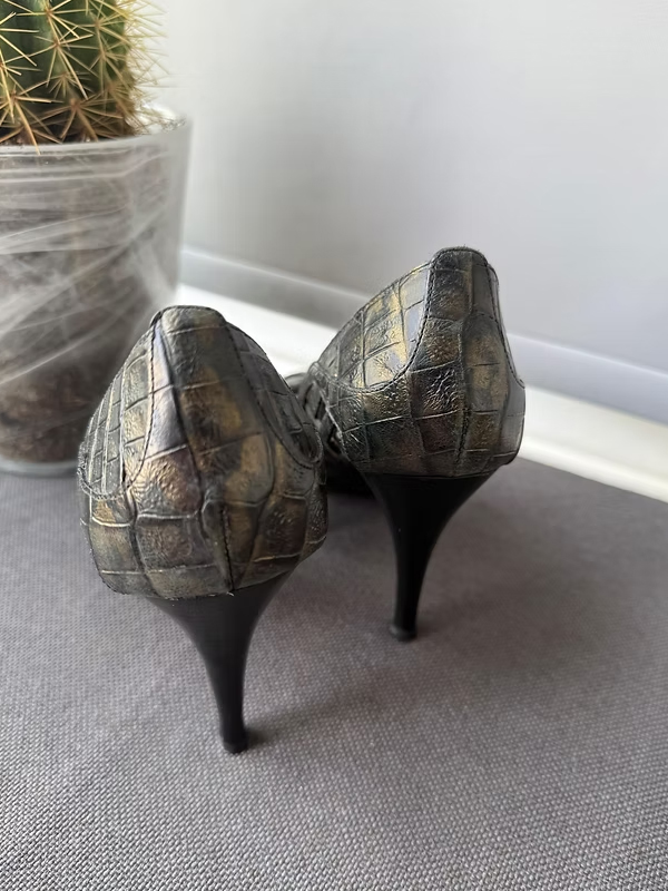 Vintage İtalyan İki Renkli Ayakkabı