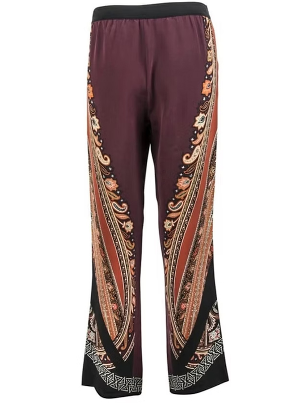 ETRO Italy Şal Desenli Multicolor Pantolon