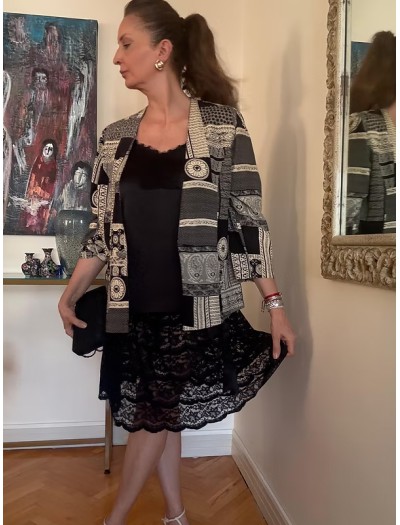 Vintage Saxon Lingerie 60s Dantel Etek / Jüpon