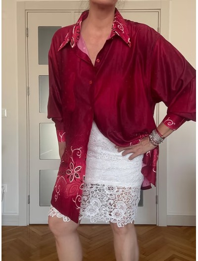 Vintage Güpür Dantel Kalem Etek Vintage Güpür Dantel Kalem Etek