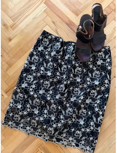 Vintage Güpür Dantel Kalem Etek Vintage Güpür Dantel Kalem Etek