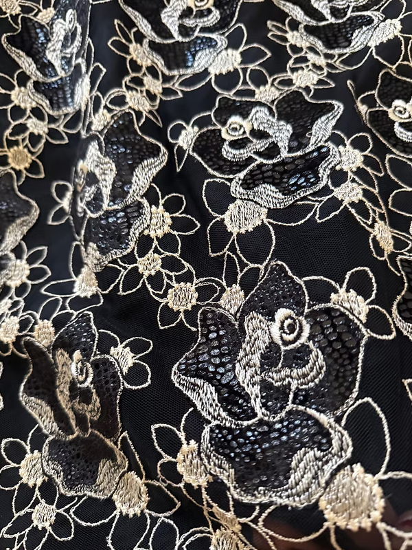 Vintage Güpür Dantel Kalem Etek