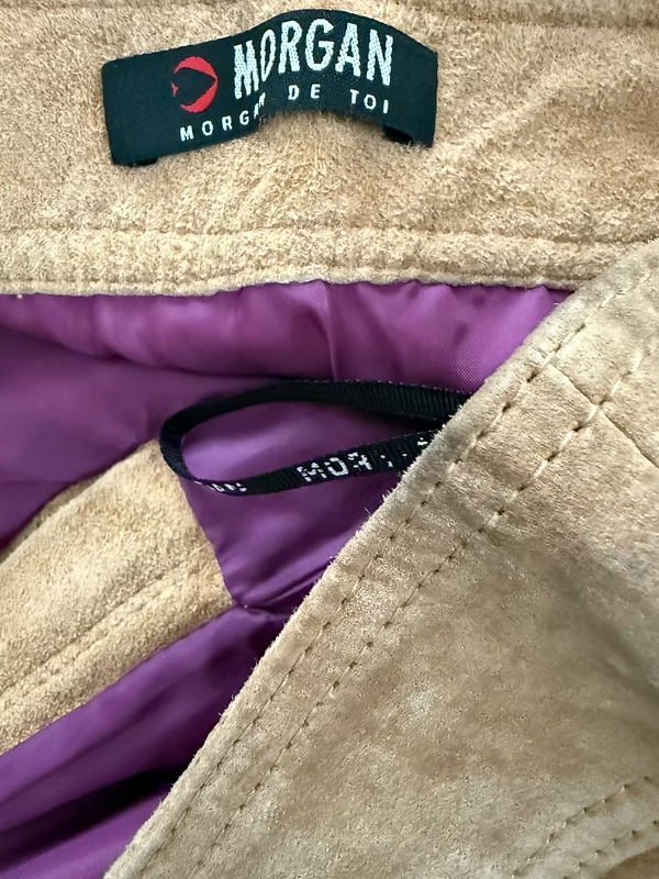 Morgan de Toi Vintage 2000's Y2K Süet Etek