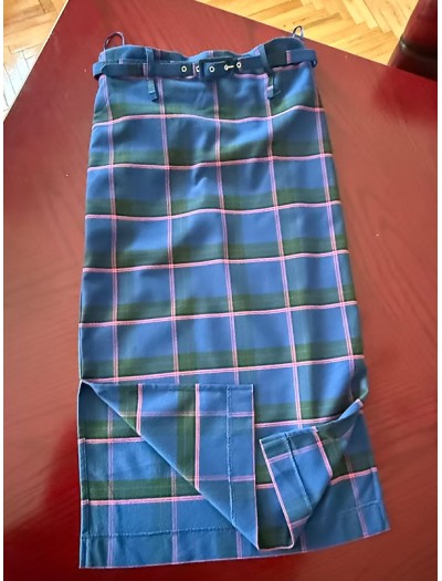 Vintage Ekose Kalem Etek Vintage Ekose Kalem Etek