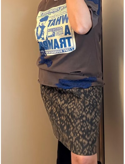 Vintage Leopar Kalem Etek Vintage Leopar Kalem Etek