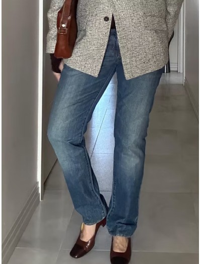 Massimo Dutti Zımba Detaylı Jean Pantolon Massimo Dutti Zımba Detaylı Jean Pantolon