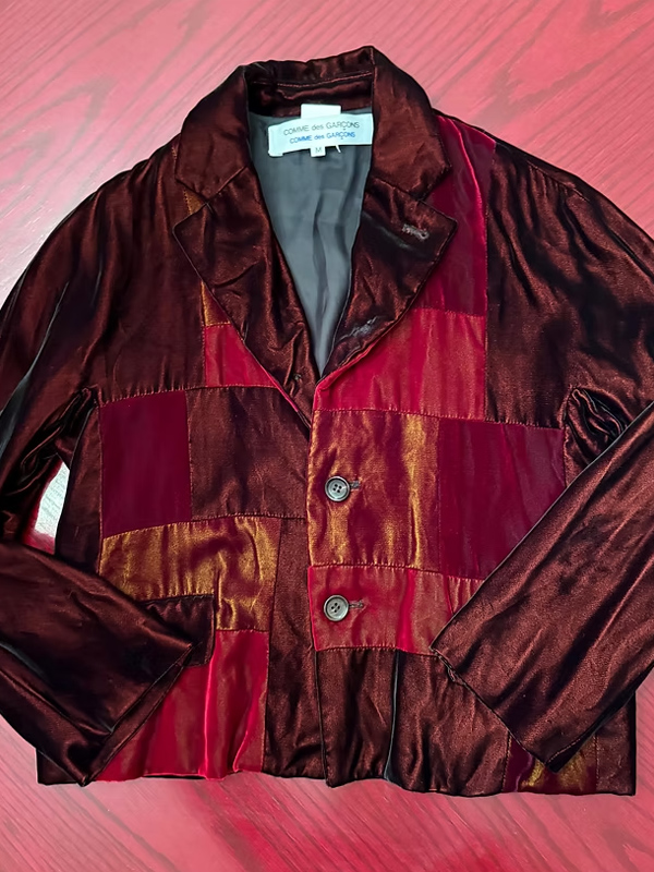 Comme des Garçons / Patchwork Kadife Ceket