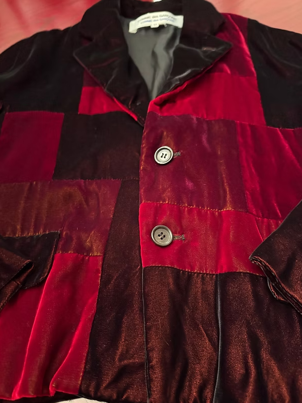 Comme des Garçons / Patchwork Kadife Ceket
