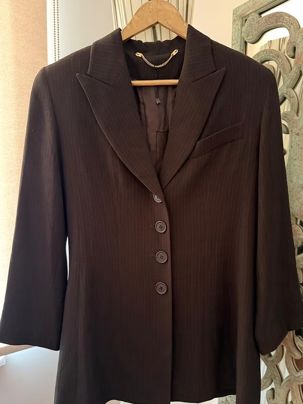 Vakko İnce Çizgili Ceket