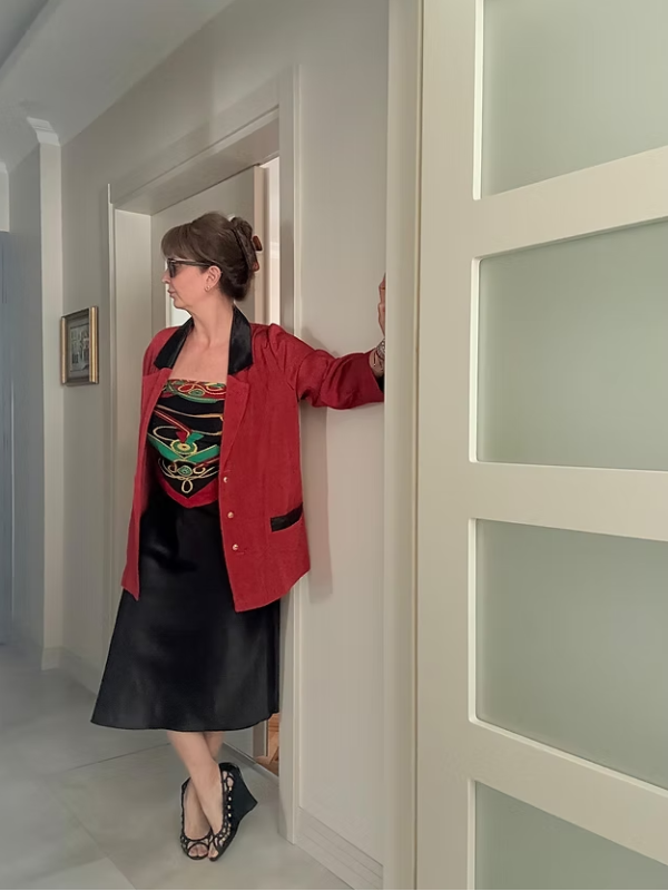 Vintage Özel Dikim İnce Ceket