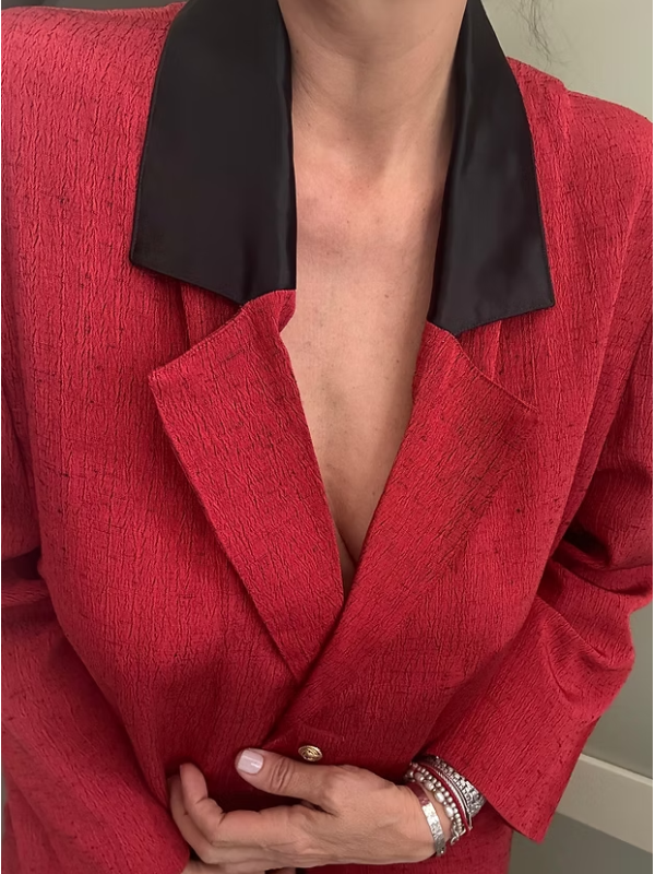 Vintage Özel Dikim İnce Ceket