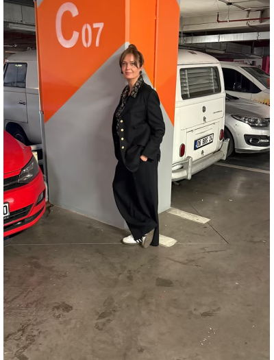 Vepa Vintage Gold Düğmeli Ceket