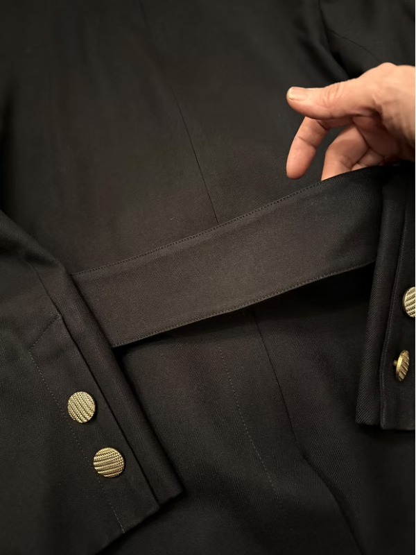 Vepa Vintage Gold Düğmeli Ceket