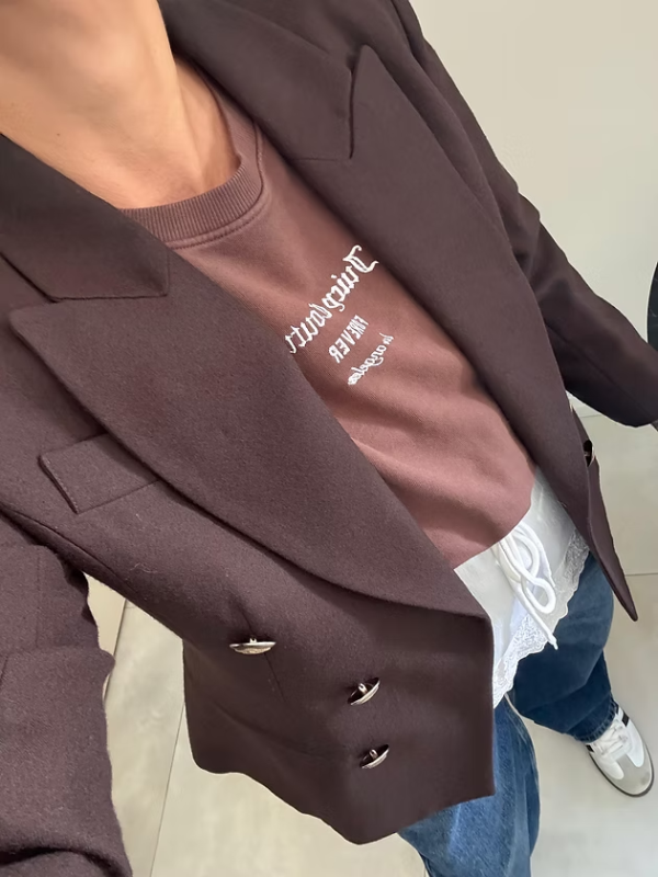 Exaltation-Paris Gold düğmeli Blazer