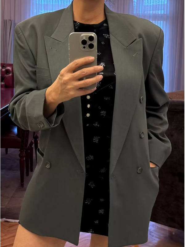 Vintage Made in Italy Boyfriend Blazer