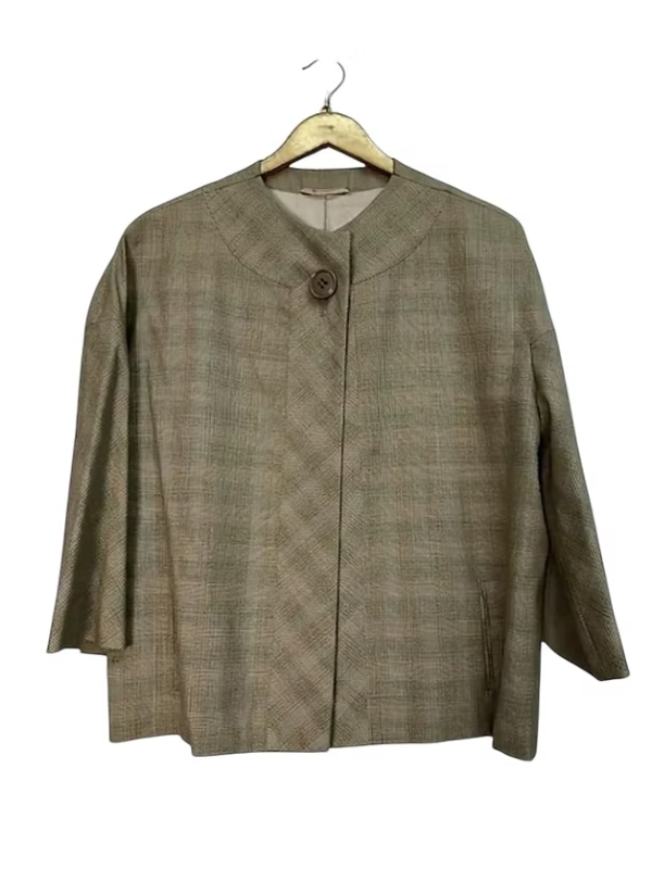 Vintage Made in Germany Ekose Ceket