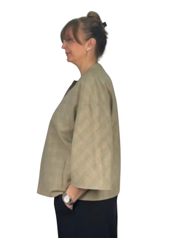 Vintage Made in Germany Ekose Ceket