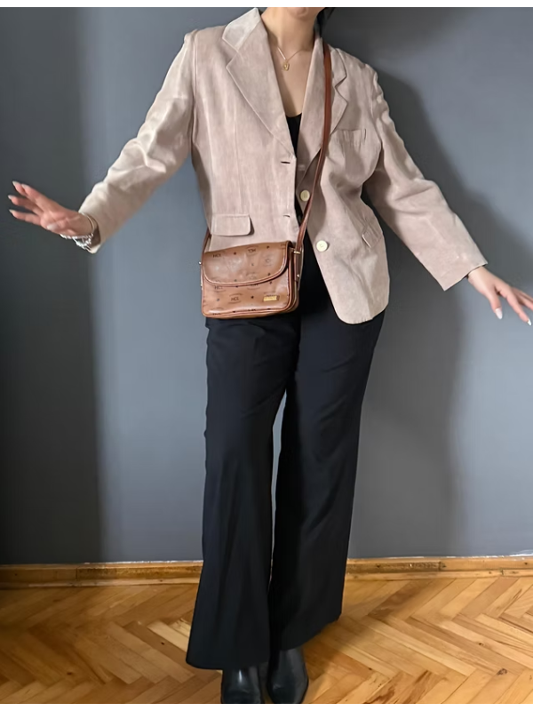 Vintage Made in France Cupro Ceket