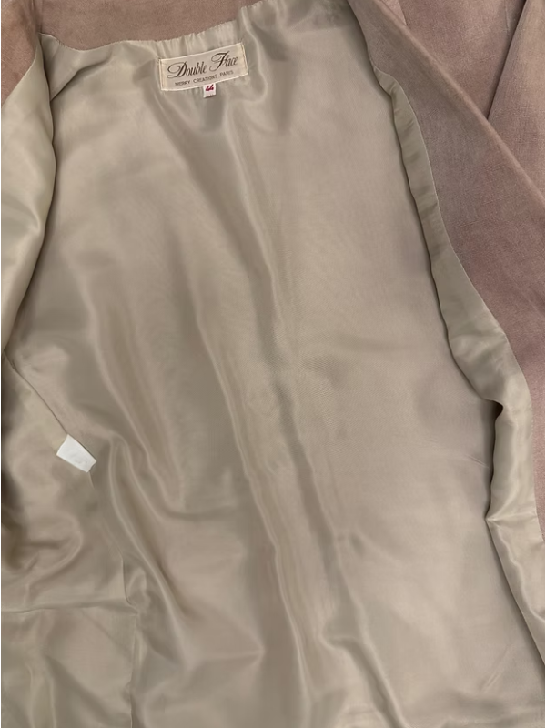 Vintage Made in France Cupro Ceket