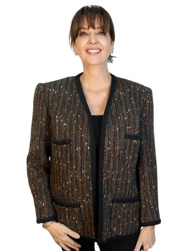 Vintage Oversize Tüvit Ceket