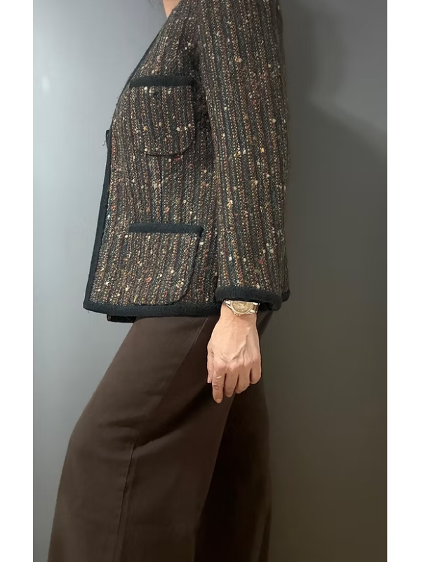 Vintage Oversize Tüvit Ceket