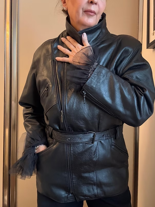 Vintage Deri Ceket / Mont