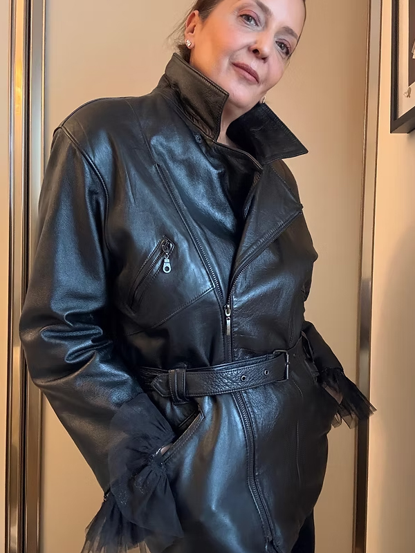 Vintage Deri Ceket / Mont