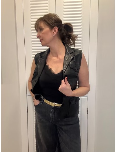 Derimod Vintage Yelek Derimod Vintage Yelek