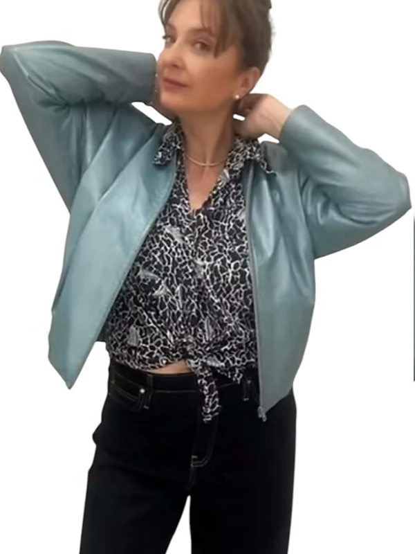 Vintage Deri Bomber Ceket