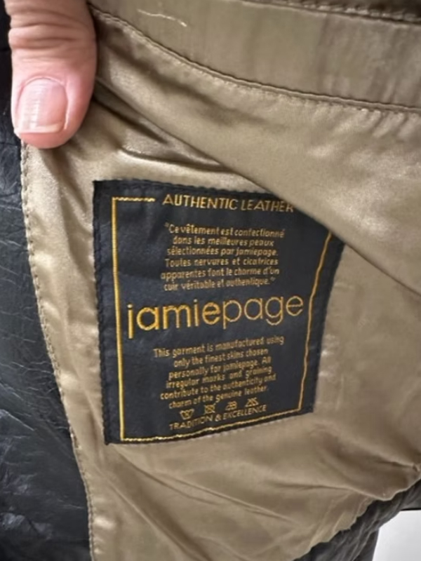 Vintage Jamie Page Deri Ceket